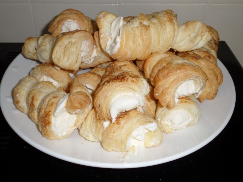 Rurki z kremem z serka