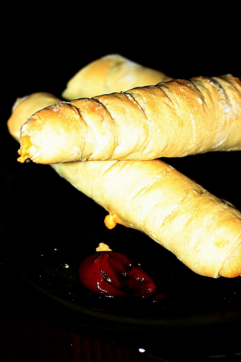 Rurki z serem i szynką dojrzewającą