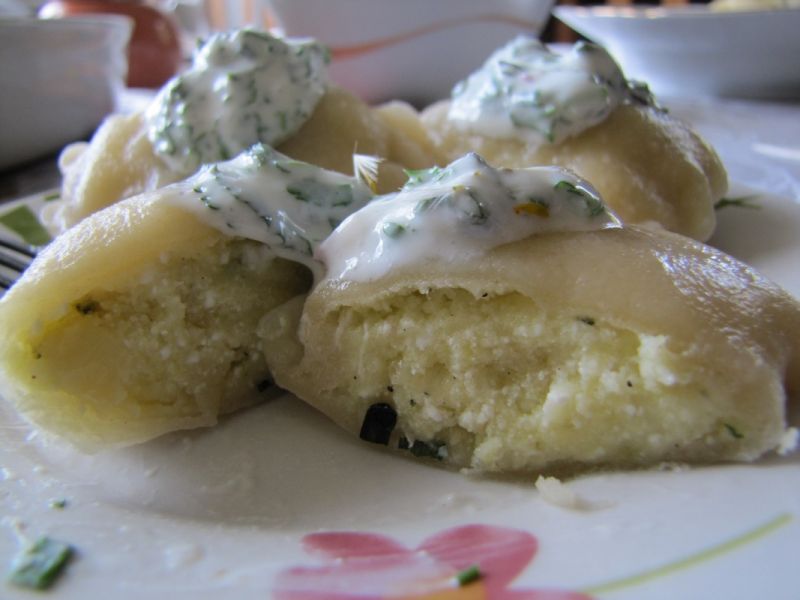 Ruskie pierogi z pokrzywą Ruskie pierogi z pokrzywą