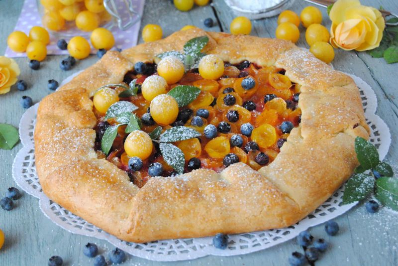 Rustykalna tarta mirabelkowa Rustykalna tarta mirabelkowa