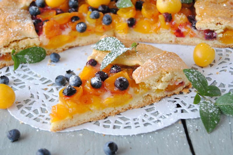 Rustykalna tarta mirabelkowa Rustykalna tarta mirabelkowa