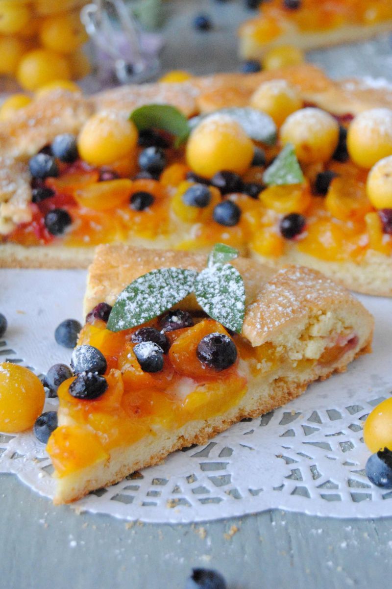 Rustykalna tarta mirabelkowa Rustykalna tarta mirabelkowa
