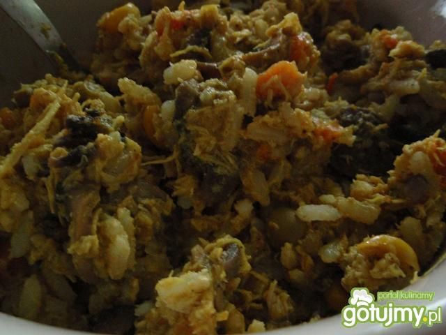 Rwany kurczak z warzywami