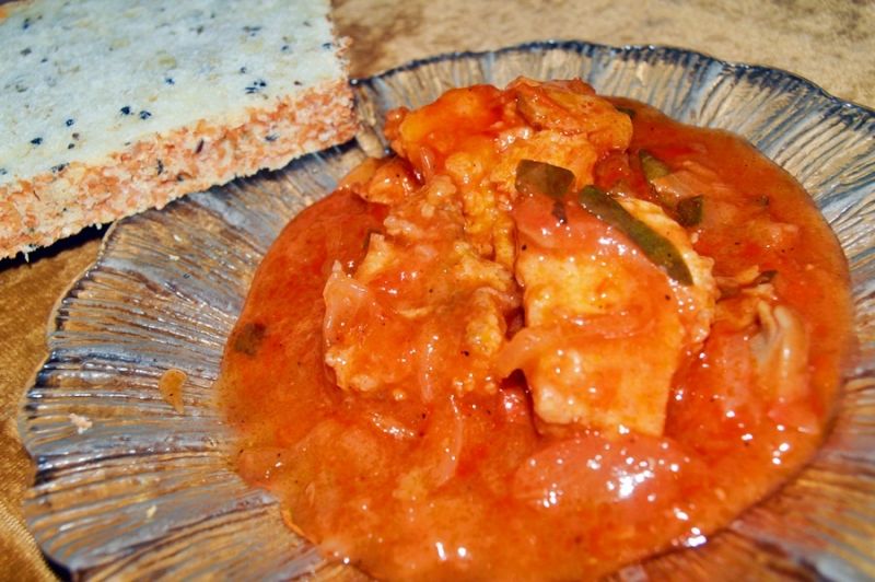 Ryba (dorsz) w sosie słodko-kwaśnym