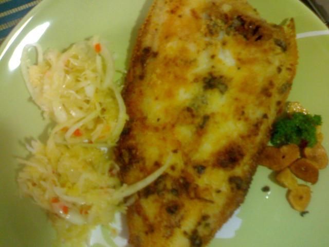 Ryba mocno czosnkowa Ryba mocno czosnkowa