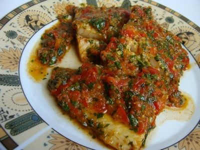 Ryba pieczona w paście