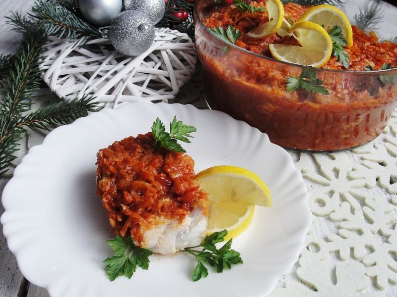 Ryba po grecku z warzywami Ryba po grecku z warzywami