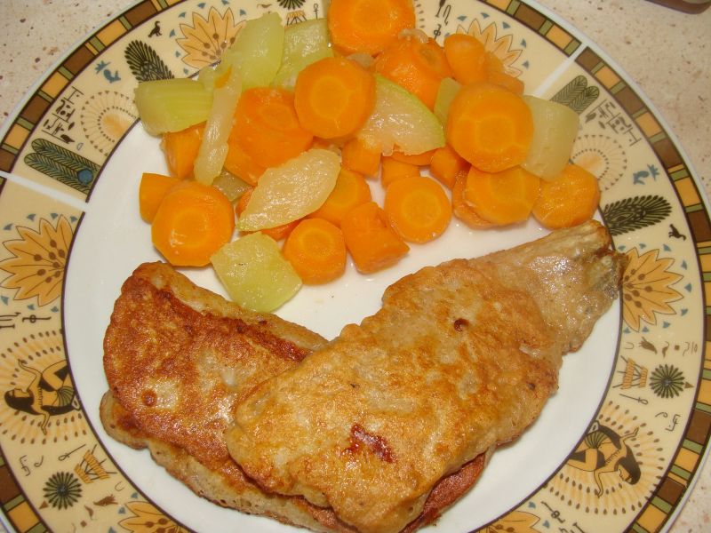 Ryba w cieście naleśnikowym z mąki żytniej