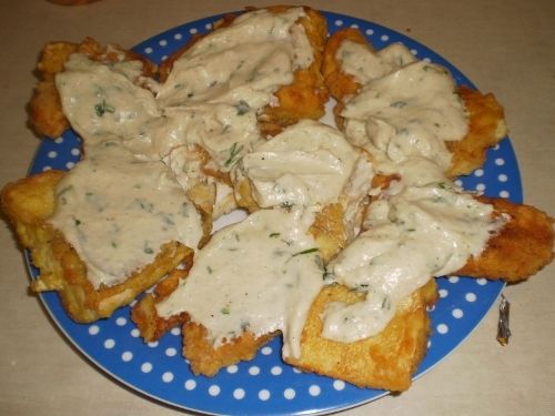 Ryba w śmietanie i winie