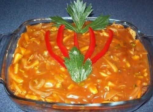 Ryba w sosie bolognese Ryba w sosie bolognese