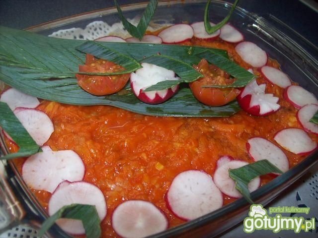 Ryba w sosie słodko kwaśnym po grecku Ryba w sosie słodko kwaśnym po grecku