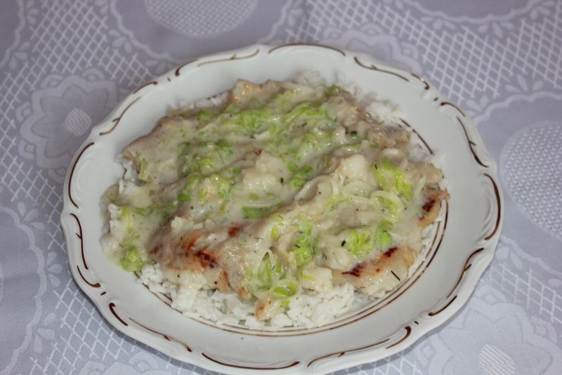 Ryba w sosie śmietanowym  Ryba w sosie śmietanowym