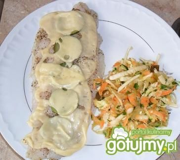 Ryba z cukinią z parowaru