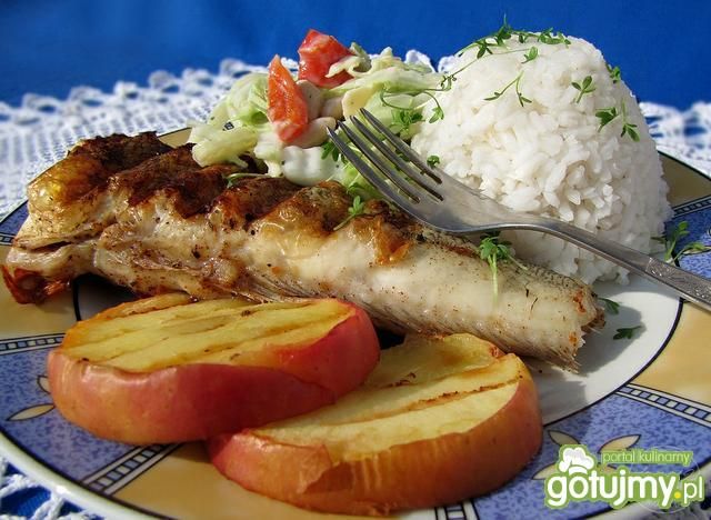 Ryba z grilla marynowana w soku jabłkowy