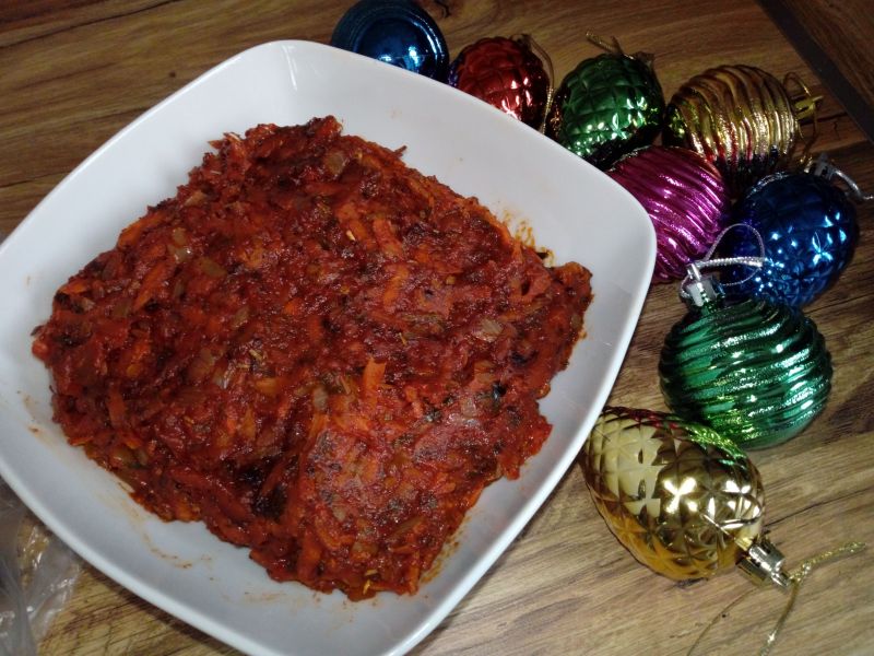 Ryba z marchewką i pieczarkami Ryba z marchewką i pieczarkami