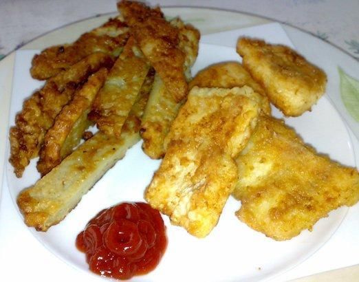 Ryba z plackami ala frytki