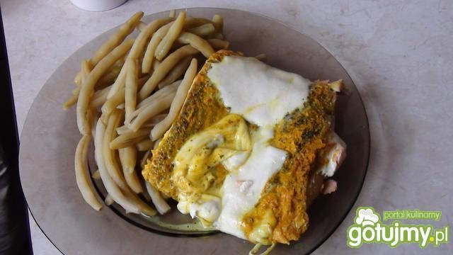 Ryba z serem mozzarela Ryba z serem mozzarela