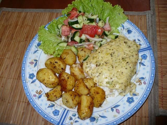 Ryba zapiekana z serem i ziołami