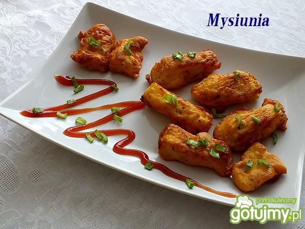 Rybne kąski w naleśnikowym cieście