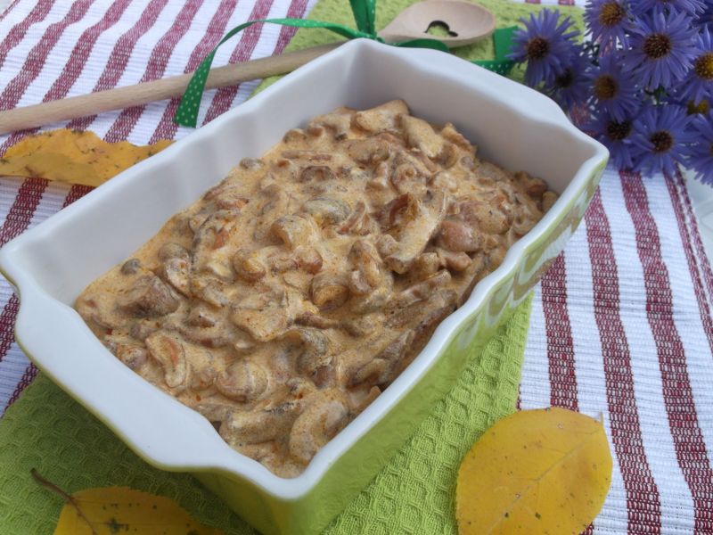 Rydze z patelni w śmietanie