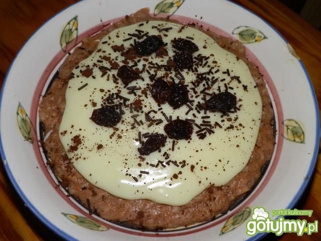 Ryż na mleku z jabłkami i budyniem 