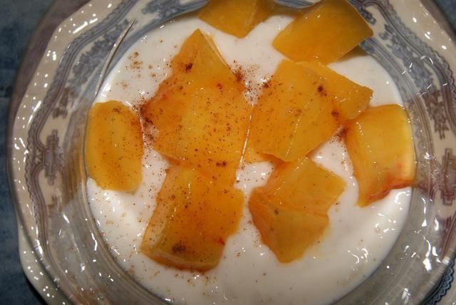 Ryż na mleku z owocami Ryż na mleku z owocami