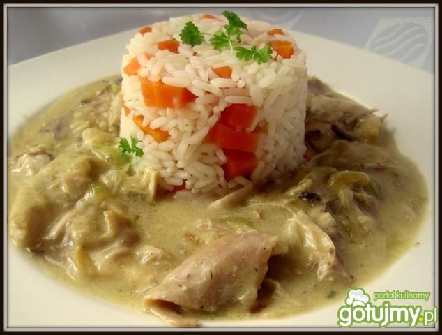 Ryż Parboiled z mięsem z kurczaka  Ryż Parboiled z mięsem z kurczaka