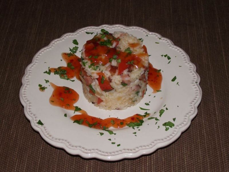 Ryż po wiejsku z pastą curry  Ryż po wiejsku z pastą curry