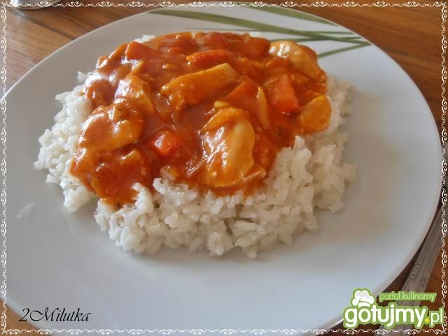 Ryż w sosie słodko-kwaśnym