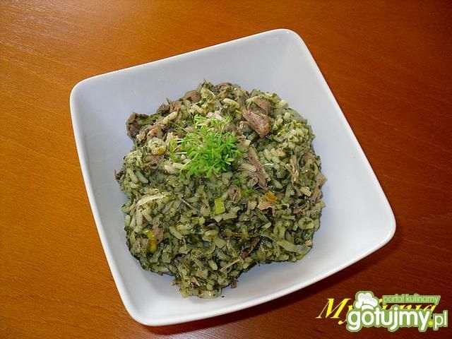 Ryż z gotowanym kurczakiem