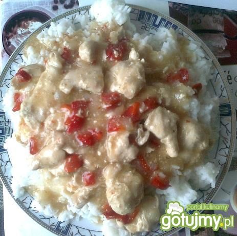 Ryż z indykiem i papryką