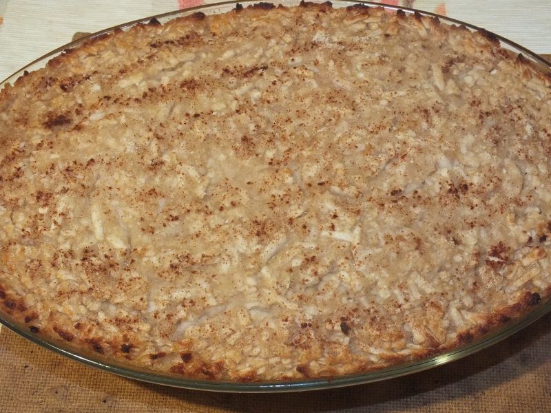 Ryż z jabłkami i cynamonem