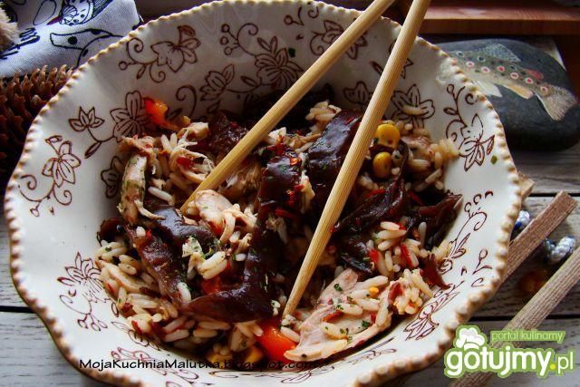 Ryż z kurczakiem i grzybkami mun 