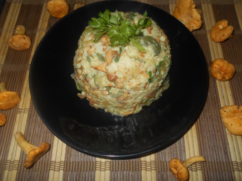 Ryż z kurkami i bobem Ryż z kurkami i bobem