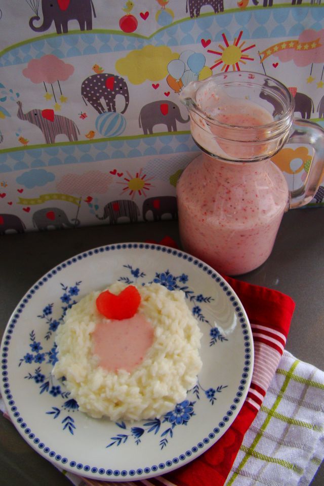 Ryż z sosem owocowym