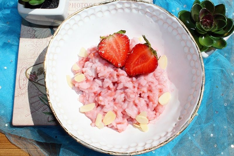 Ryż z truskawkami i mascarpone