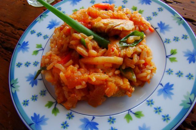 Ryż z żółtą fasolką 