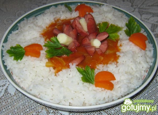 Ryż ze sosem Ryż ze sosem