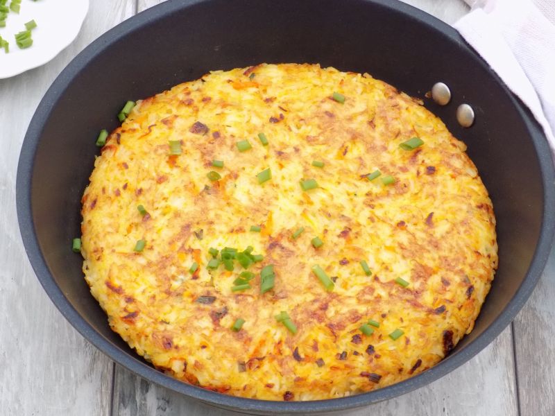 Ryżowa frittata z warzywami Ryżowa frittata z warzywami