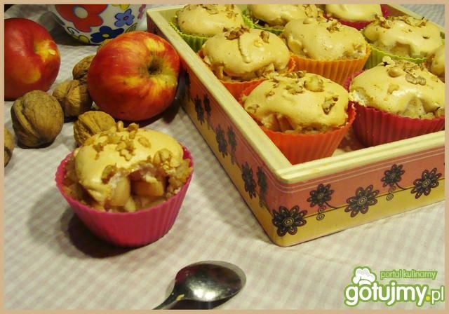 Ryżowe babeczki z jabłuszkami