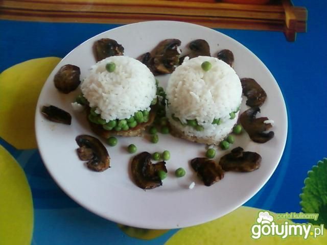 Ryżowe kopczyki czyli  pomysł na resztki Ryżowe kopczyki czyli  pomysł na resztki