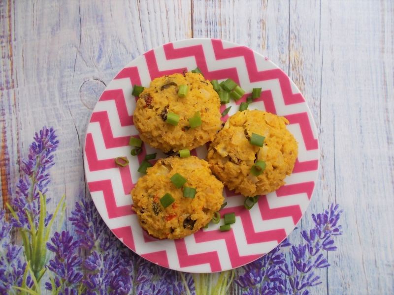 Ryżowe kotlety pieczone  Ryżowe kotlety pieczone