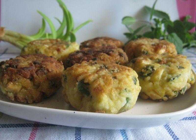 Ryżowe kotlety z jajkiem 