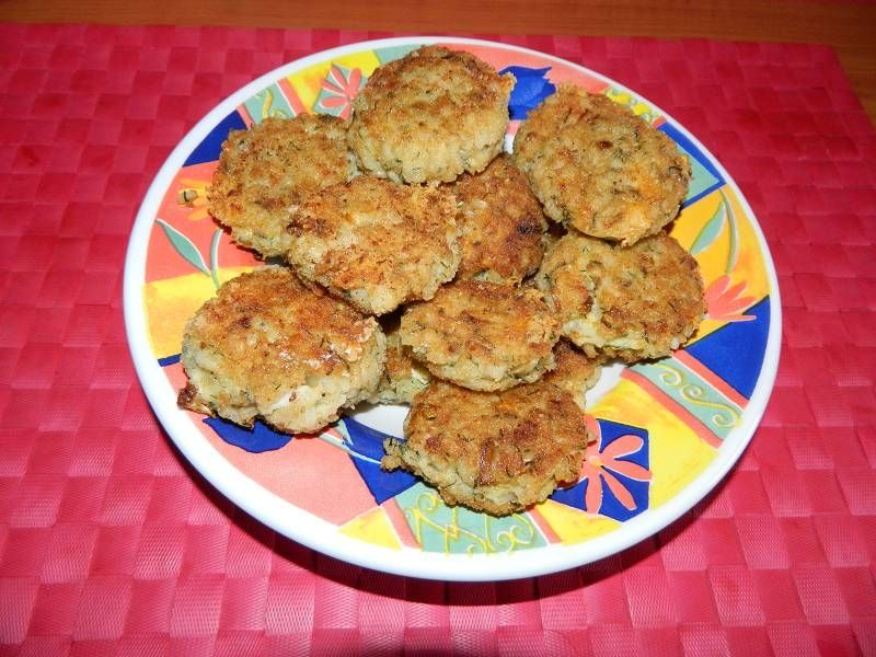 Ryżowe pulpeciki z żółtym serem