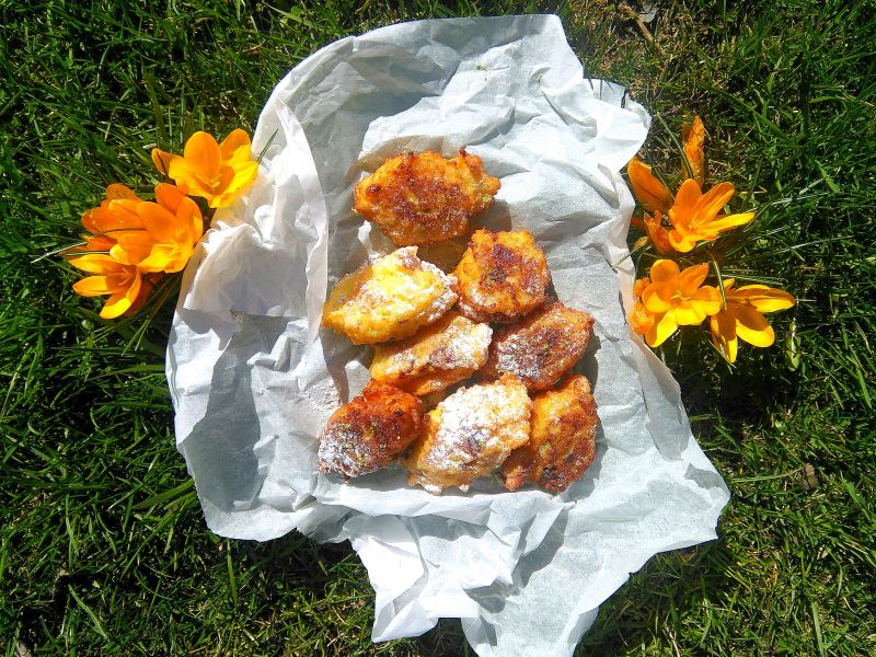 Ryżowe racuszki z limonką i żurawiną