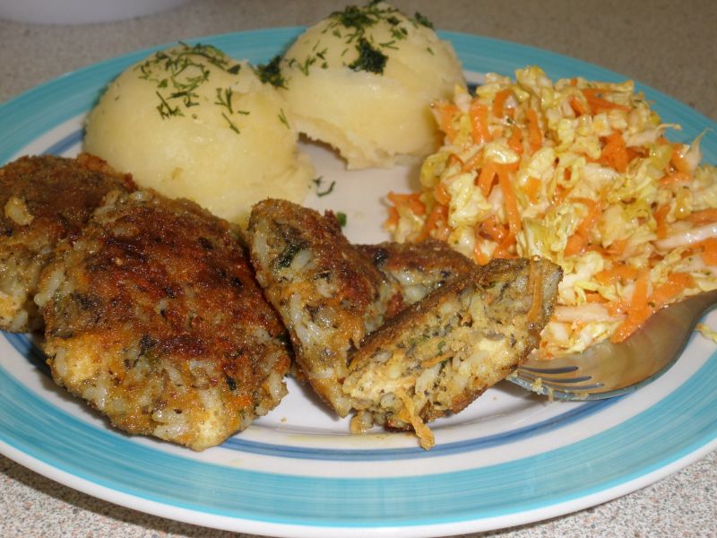 Ryżowo mięsne kotlety