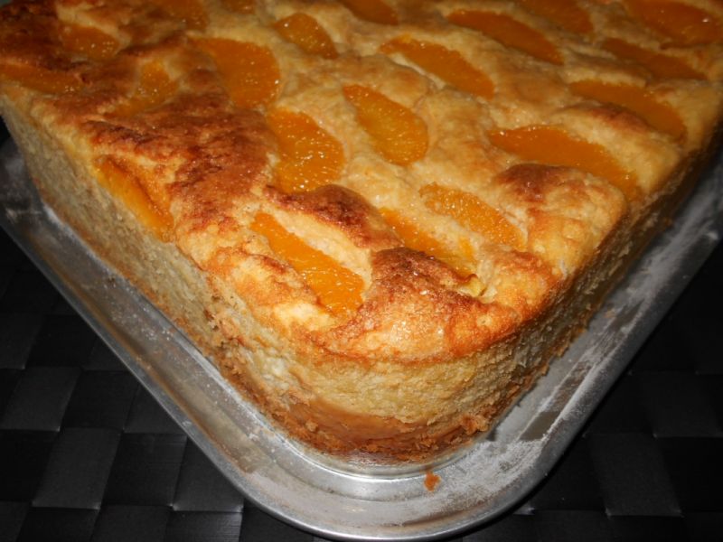 Ryżowy sernik z pomarańczami