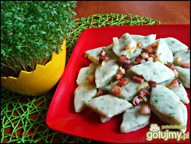 Rzeżuchowe kluseczki Rzeżuchowe kluseczki