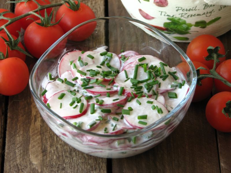 Rzodkiewka ze śmietaną 