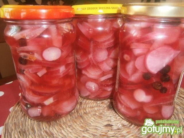 Rzodkiewki marynowane z pieprzem